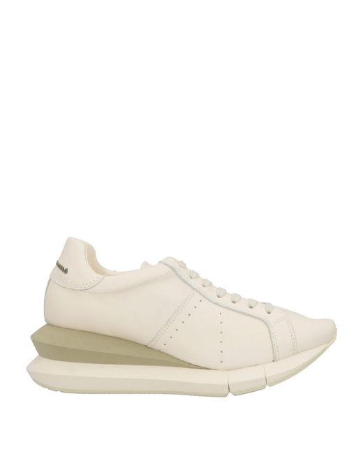 Paloma Barceló Natural Ivory Sneakers Leather