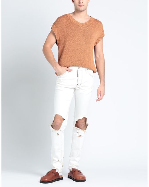 DSquared² White Jeans for men