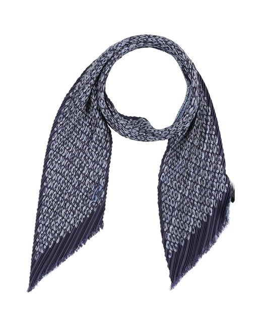 Giorgio Armani Blue Scarf Silk for men