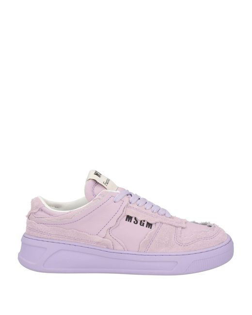 MSGM Purple Trainers