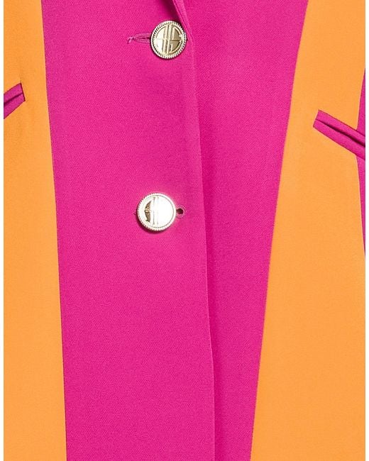 alma sanchez Pink Blazer Polyester, Elastane