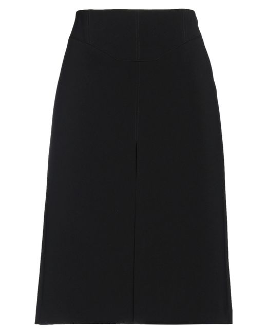 DSquared² Black Midi Skirt