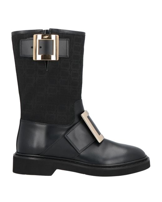 Roger Vivier Black Ankle Boots