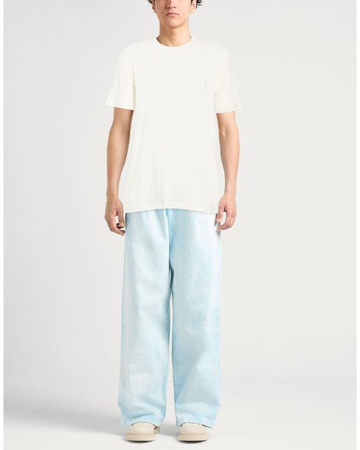 Iceberg White Ivory T-Shirt Cotton for men