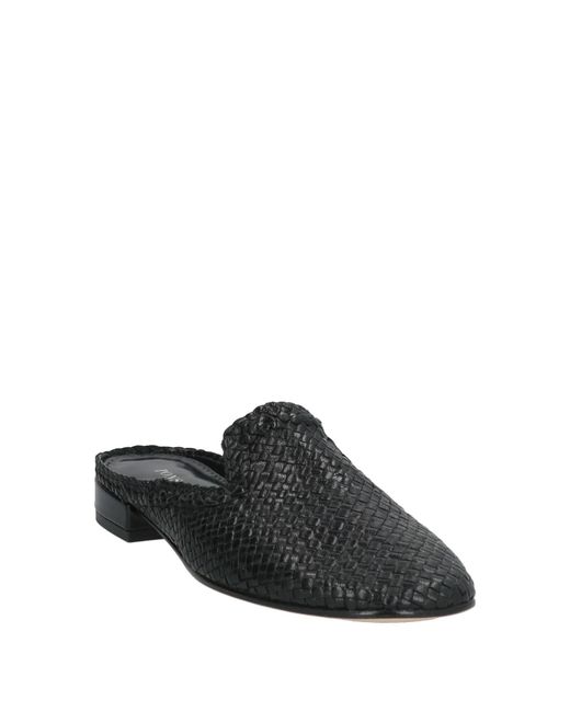 Pons Quintana Black Mules & Clogs Leather