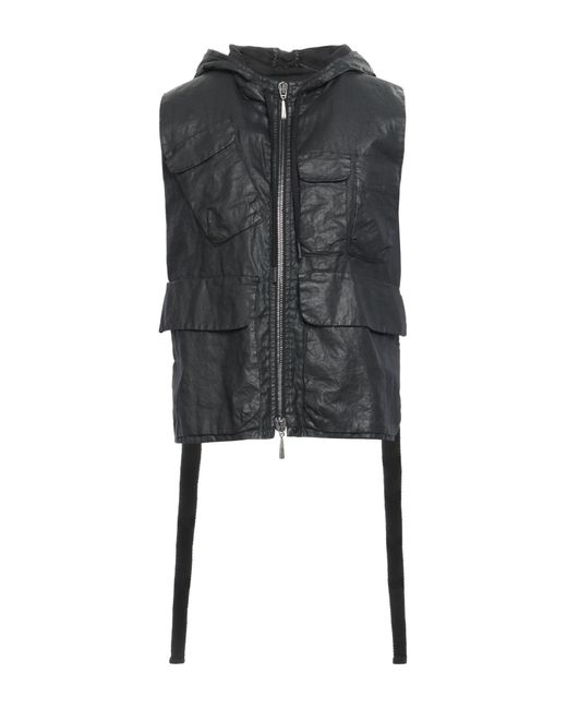Masnada Black Vest Linen for men