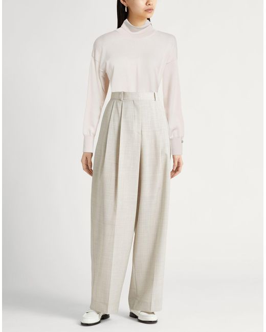 Herno White Rollkragenpullover