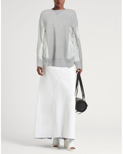 Sacai Gray Sweatshirt