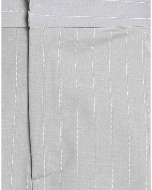 hinnominate Gray Pants Polyester, Viscose, Elastane