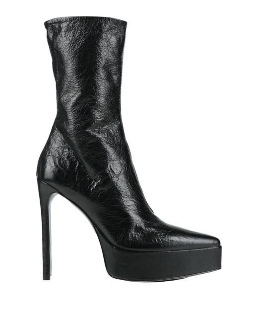 Aniye By Black Ankle Boots Textile Fibers