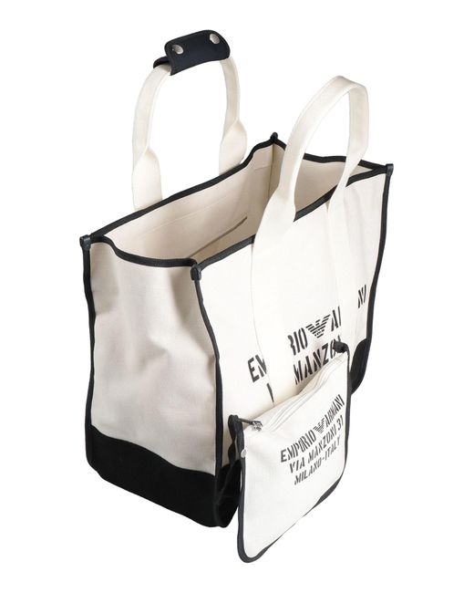 Emporio Armani White Handbag for men