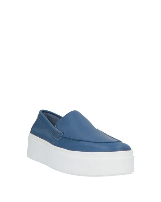 Frau Blue Loafers Leather