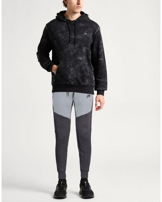 Nike Gray Pants Cotton, Polyester for men