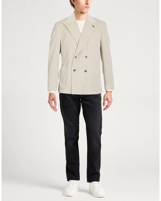 Paoloni Natural Blazer Cotton for men