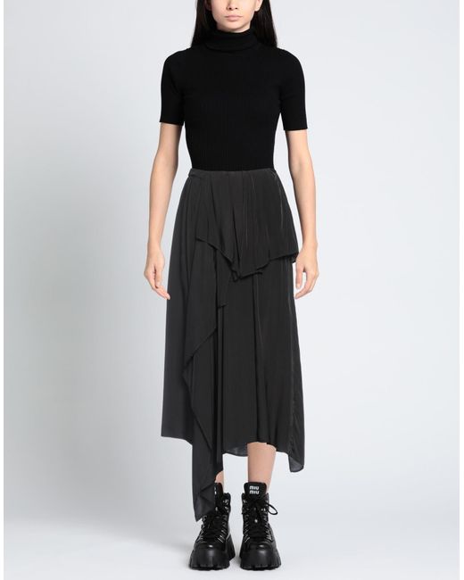 Christian Wijnants Black Midi Skirt