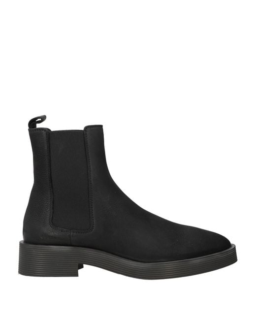 COPENHAGEN Black Ankle Boots Leather