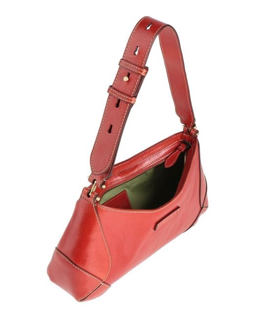 The Bridge Red Shoulder Bag