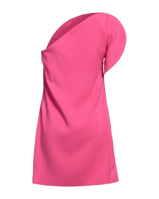 Roland Mouret Pink Mini Dress