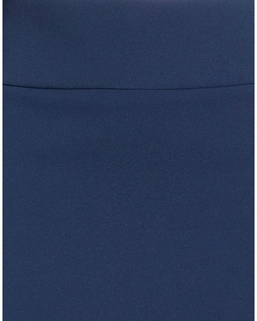 Rinascimento Blue Midi Skirt Polyester, Elastane