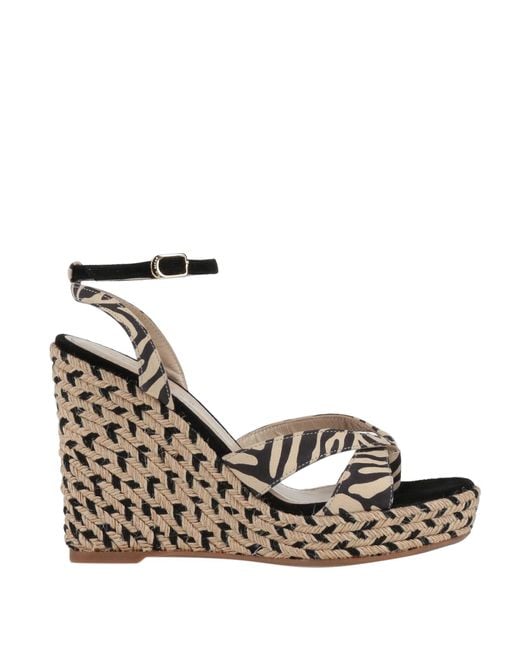 Mia Becar Metallic Espadrilles Leather