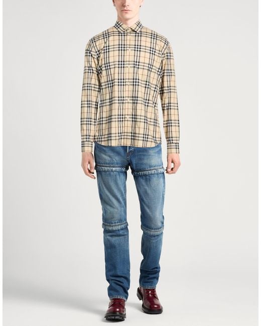 Burberry White Shirt Cotton, Elastane for men
