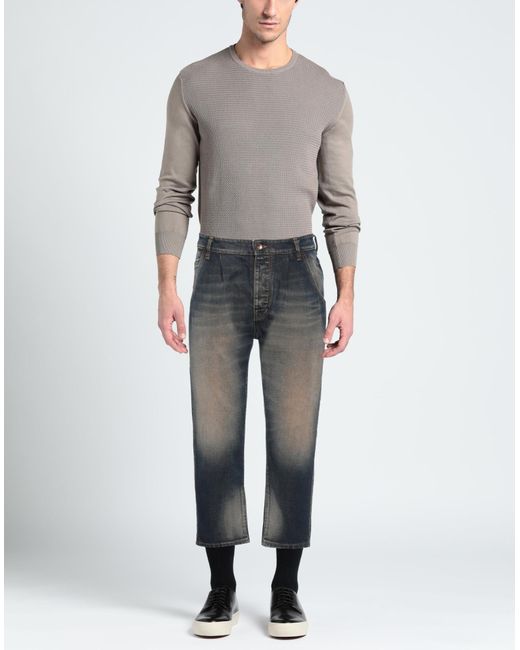 Novemb3r Gray Jeans for men