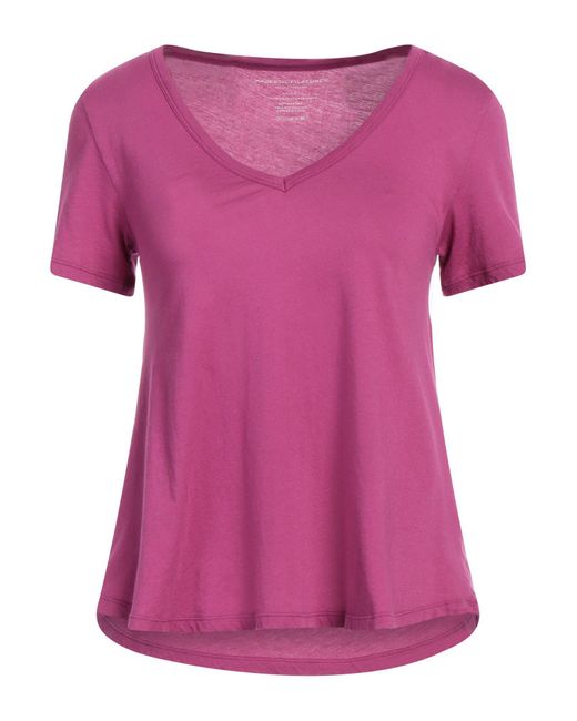 Majestic Filatures Pink T-Shirt Organic Cotton