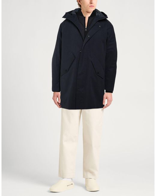 People Of Shibuya Blue Overcoat & Trench Coat for men