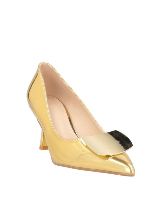 Twenty Four Haitch Metallic Pumps