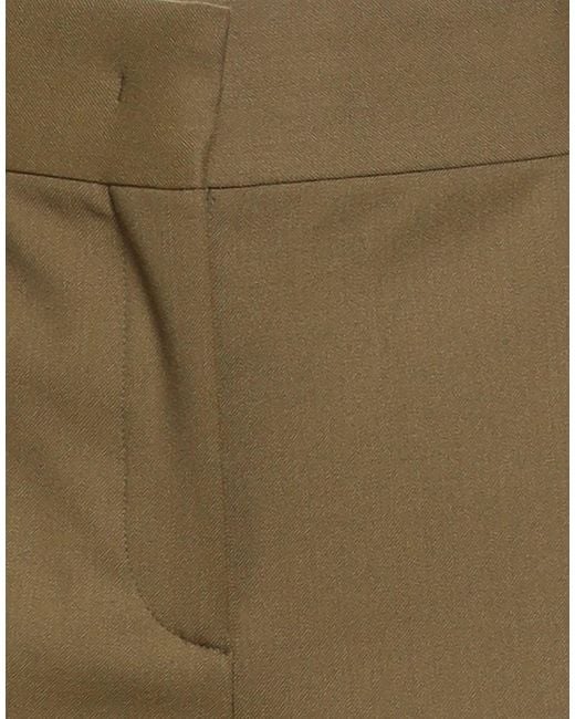 Alberta Ferretti Natural Pants Polyester, Virgin Wool, Viscose, Elastane