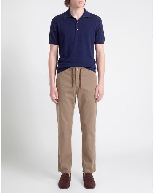 Kiton Natural Pants Lyocell, Elastane for men