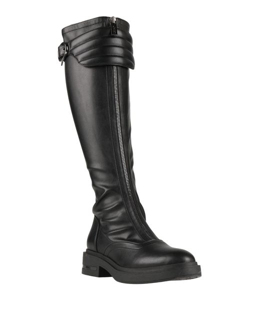 Liu Jo Black Boot Textile Fibers