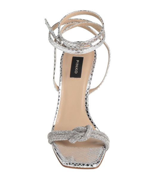 Pinko White Sandals