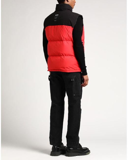 MSGM Red Vest for men