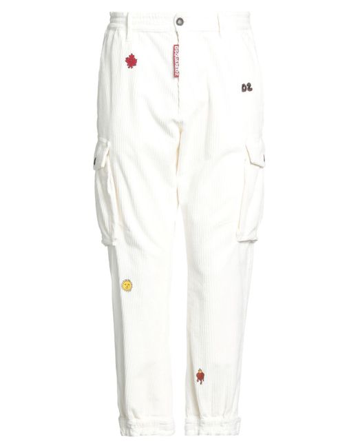 DSquared² White Trouser for men