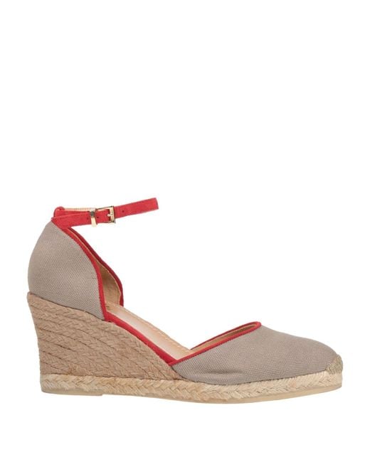 Maliparmi Pink Taupe Espadrilles Textile Fibers, Leather