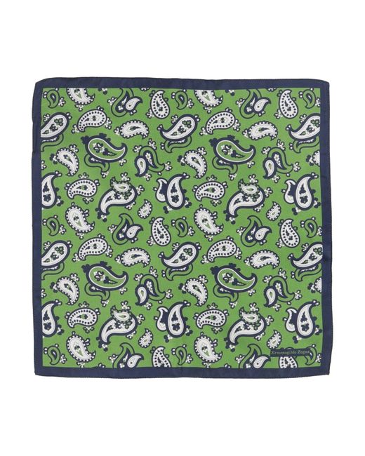 Bufanda Zegna de hombre de color Green