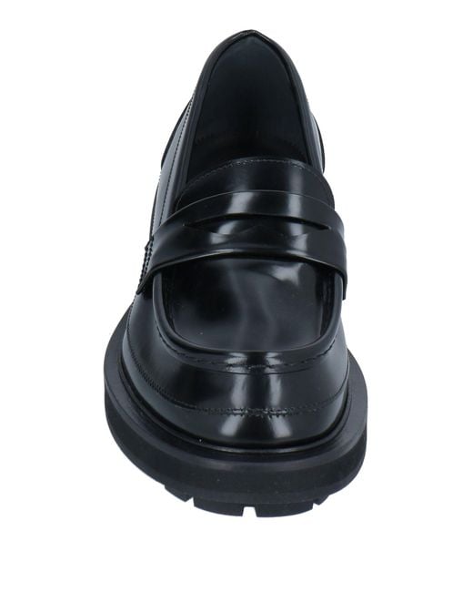 McQueen Black Loafers for men