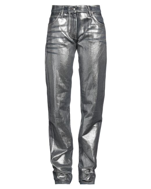 MSGM Gray Jeans Cotton