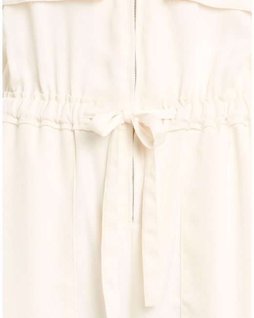 Pinko White Ivory Jumpsuit Polyester