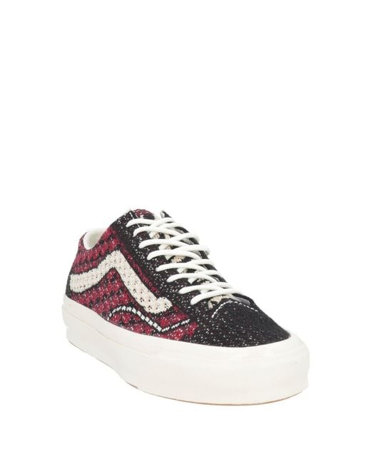Vans Black Sneakers Textile Fibers