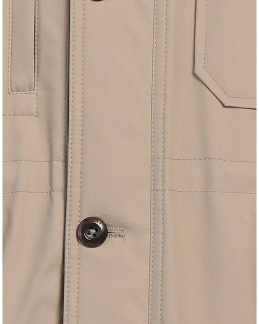 Fay Natural Coat Cotton, Polyamide for men