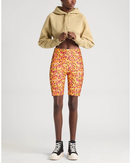 Maliparmi Orange Shorts & Bermuda Shorts Recycled Polyamide, Elastane