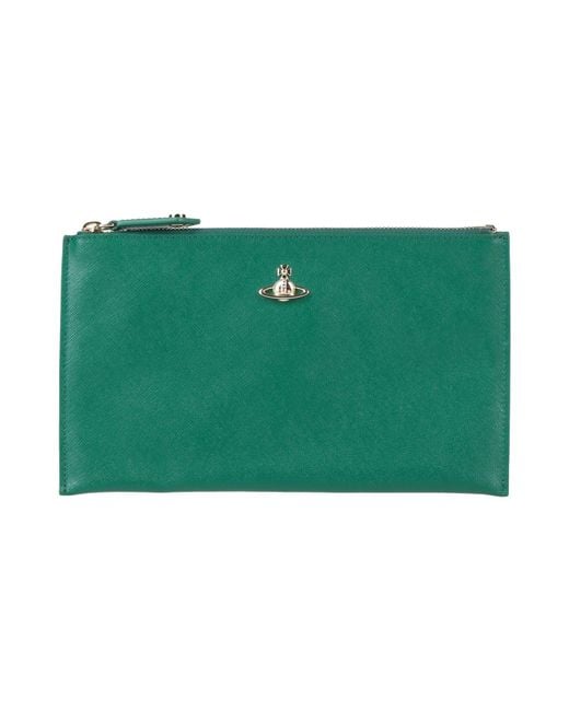 Vivienne Westwood Green Pouches