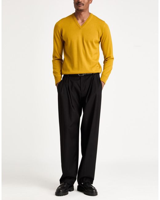 Pullover Alpha Studio de hombre de color Yellow