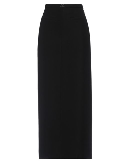 Courreges Black Maxi Skirt