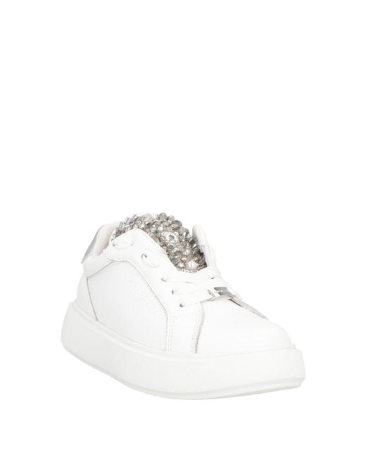 Apepazza White Sport Sneakers Leather