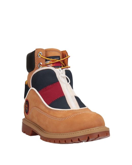 TOMMY HILFIGER x TIMBERLAND Brown Ankle Boots