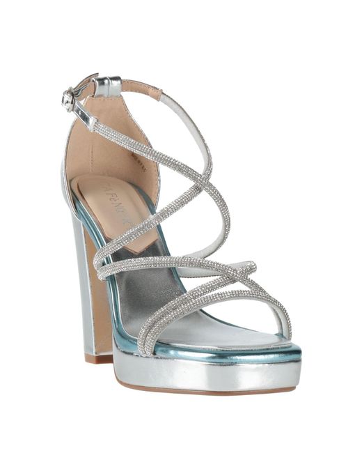 CafeNoir Metallic Sandals