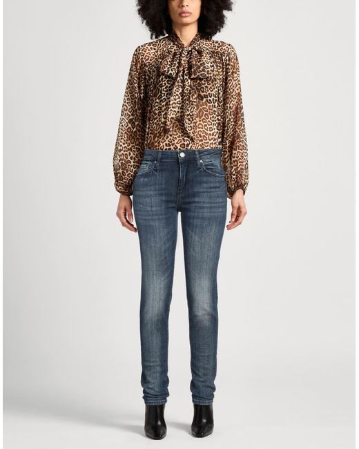 ARMANI EXCHANGE Blue Jeans Cotton, Elastane